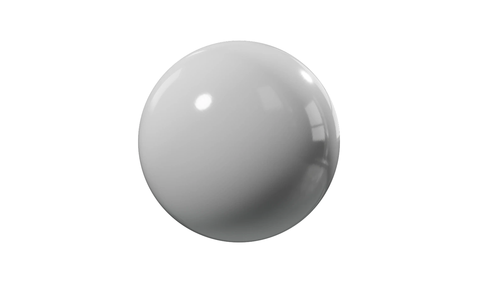 White 3D printing material sample